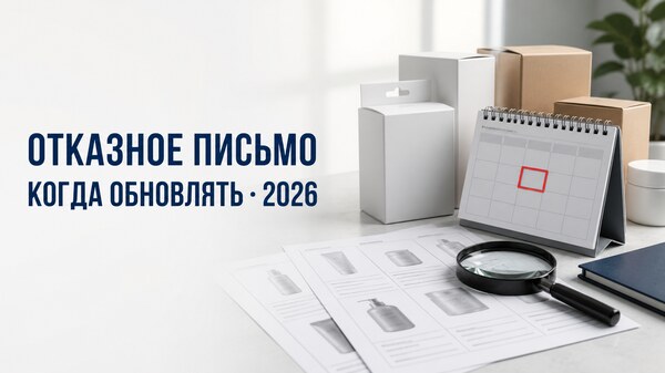Проверка срока действия отказного письма на продукцию в 2026 году